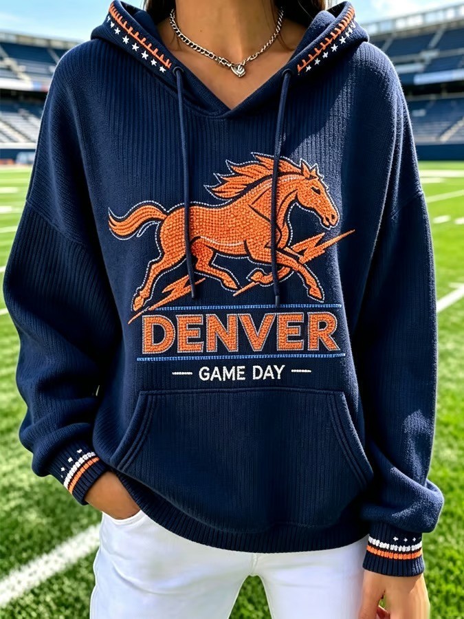 Musemora - Women's Denver Broncos Hoodie - Football