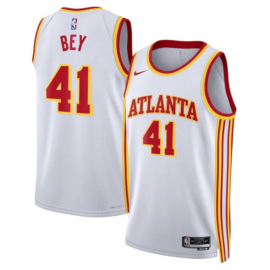 Saddiq Bey 41 Atlanta Hawks Unisex Swingman Jersey Association Edition White