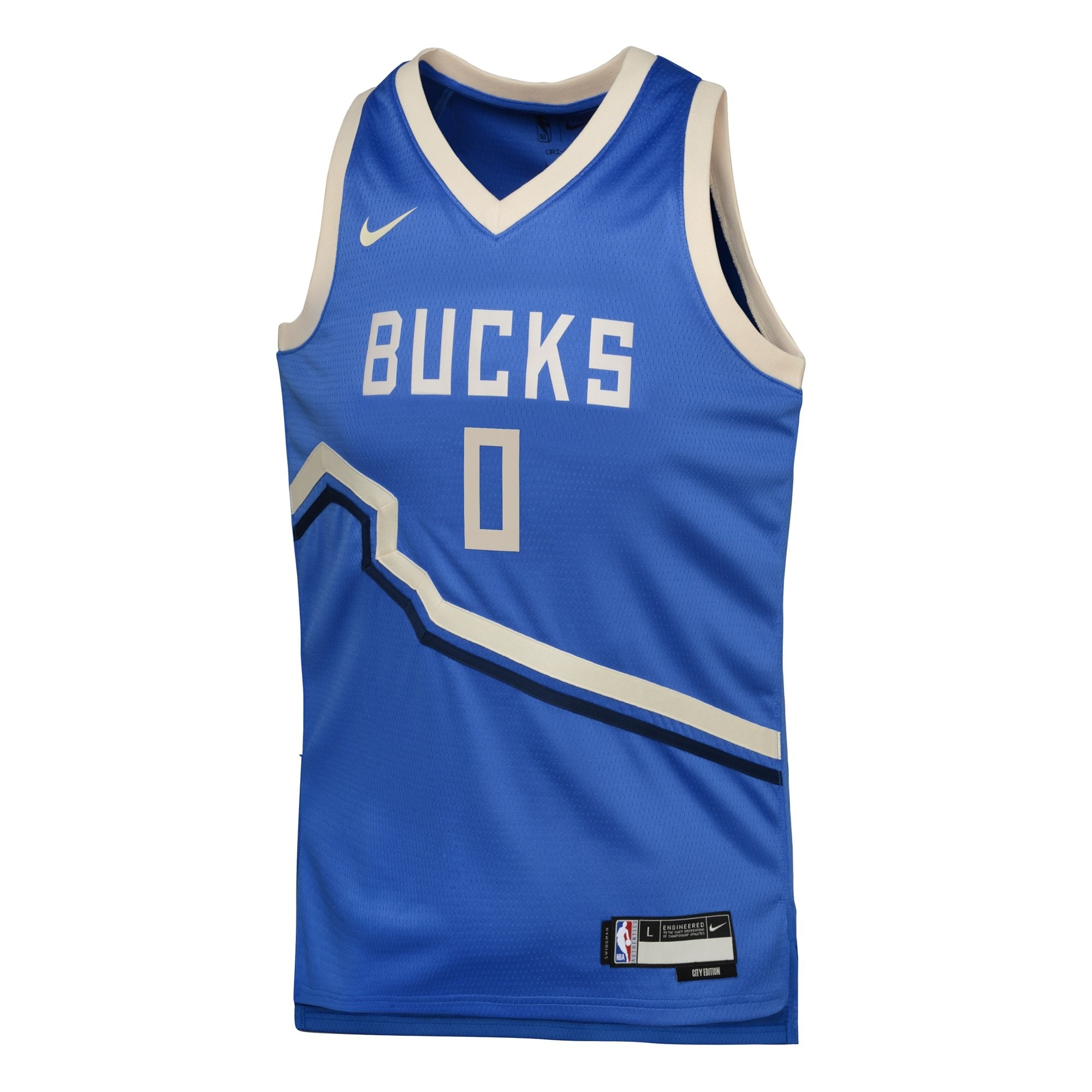 Milwaukee Bucks City Edition Swingman Jersey 2024 Royal Damian Lillard Youth S-3XL - Image 2