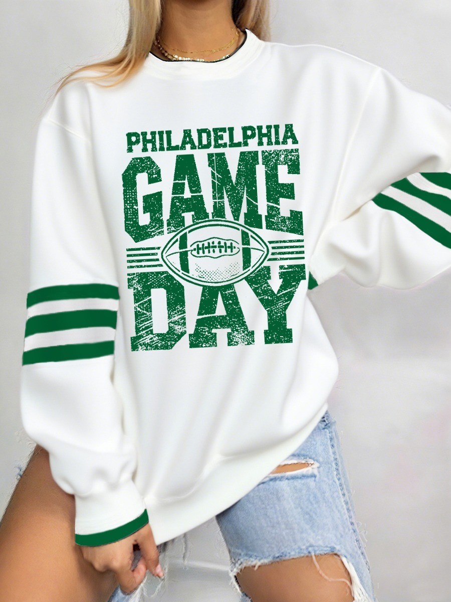 Musemora - Unisex Philadelphia Eagles Sweatshirt - Game Day Football