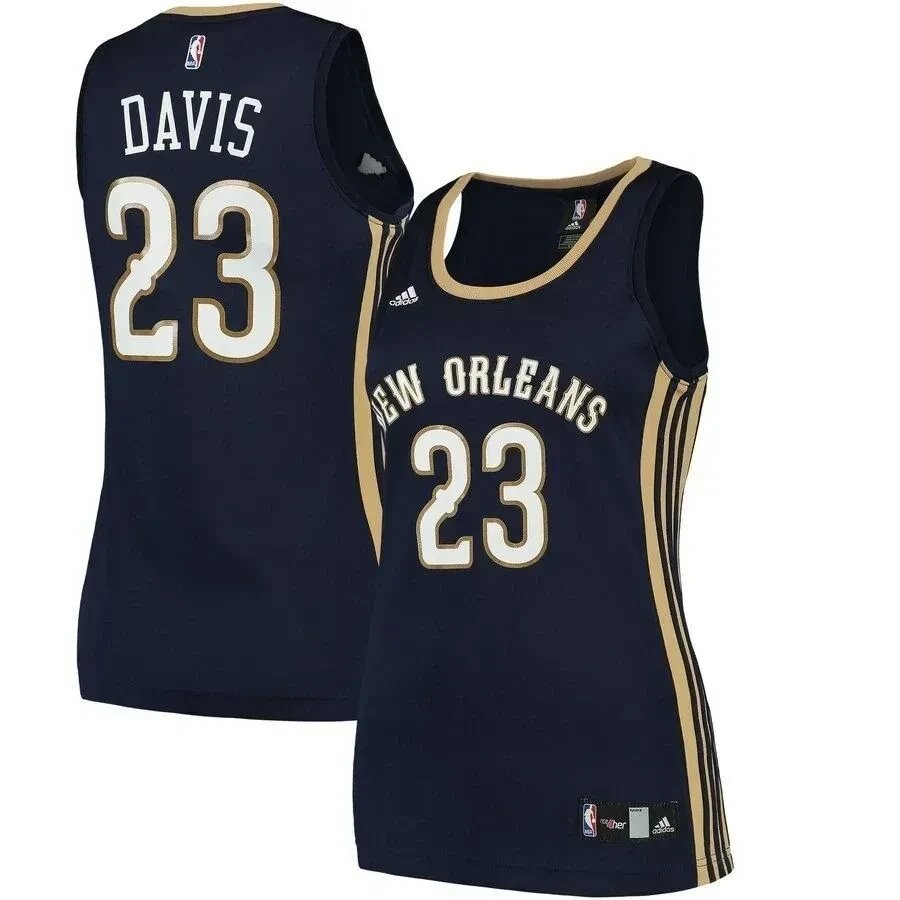 Anthony Davis New Orleans Pelicans Women's Road Jersey Navy