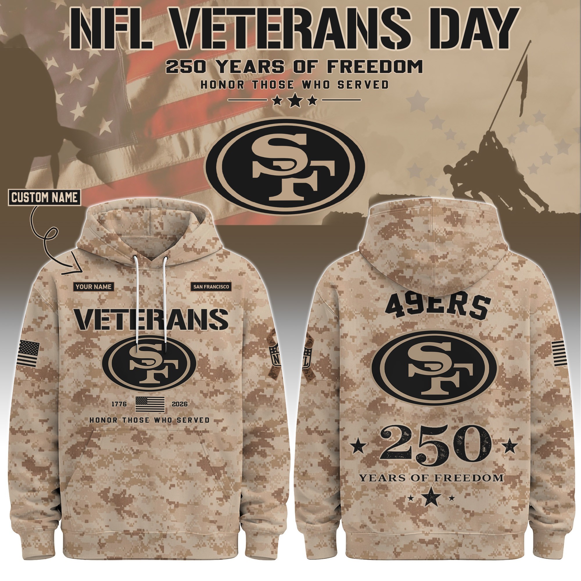 Musemora - Unisex San Francisco 49ers Hoodie - Football