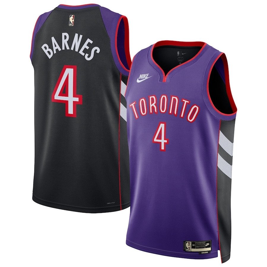 Scottie Barnes Toronto Raptors Unisex 2024/25 Swingman Jersey Purple Classic Edition