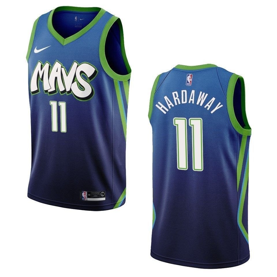 Men's Dallas Mavericks Tim Hardaway Jr. #11 City Edition Swingman Jersey Blue