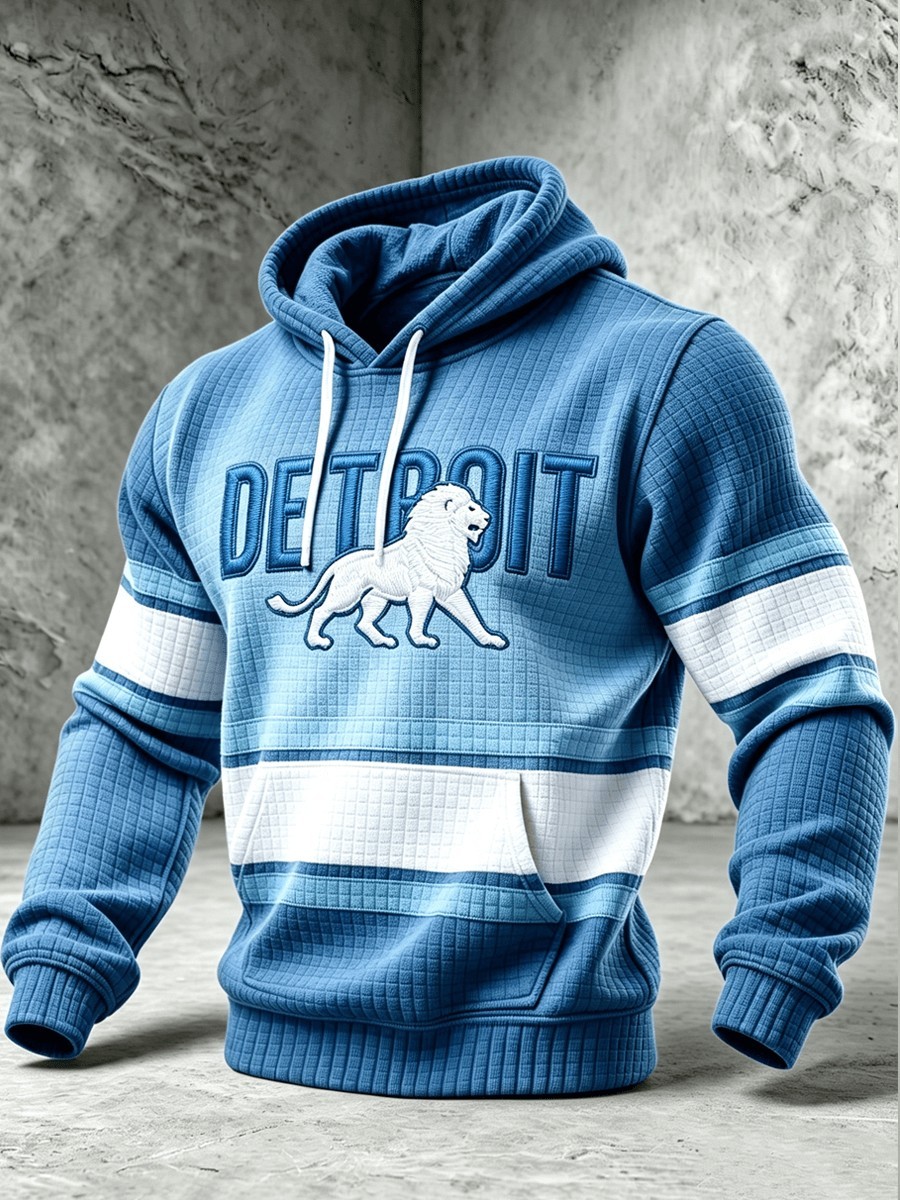 Musemora - Men's Detroit Lions Hoodie - Football