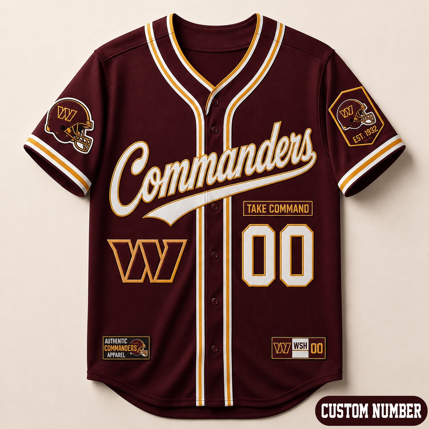 Musemora - Men's Washington Commanders Apparel - Game Day Football
