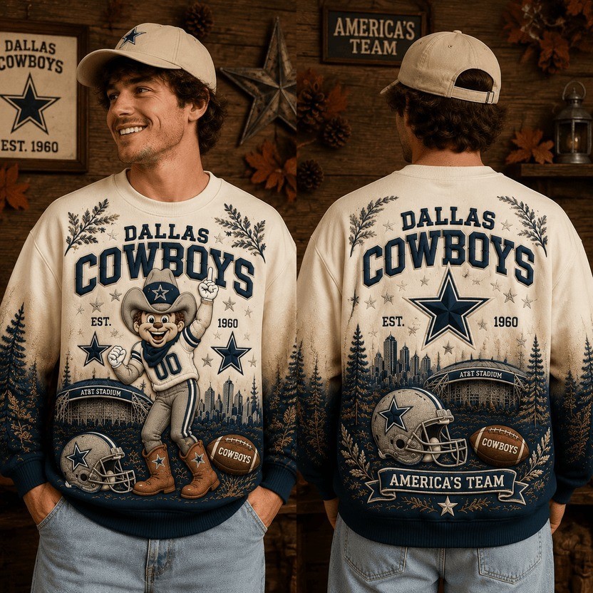 Musemora - Unisex Dallas Cowboys Sweatshirt - Game Day Football