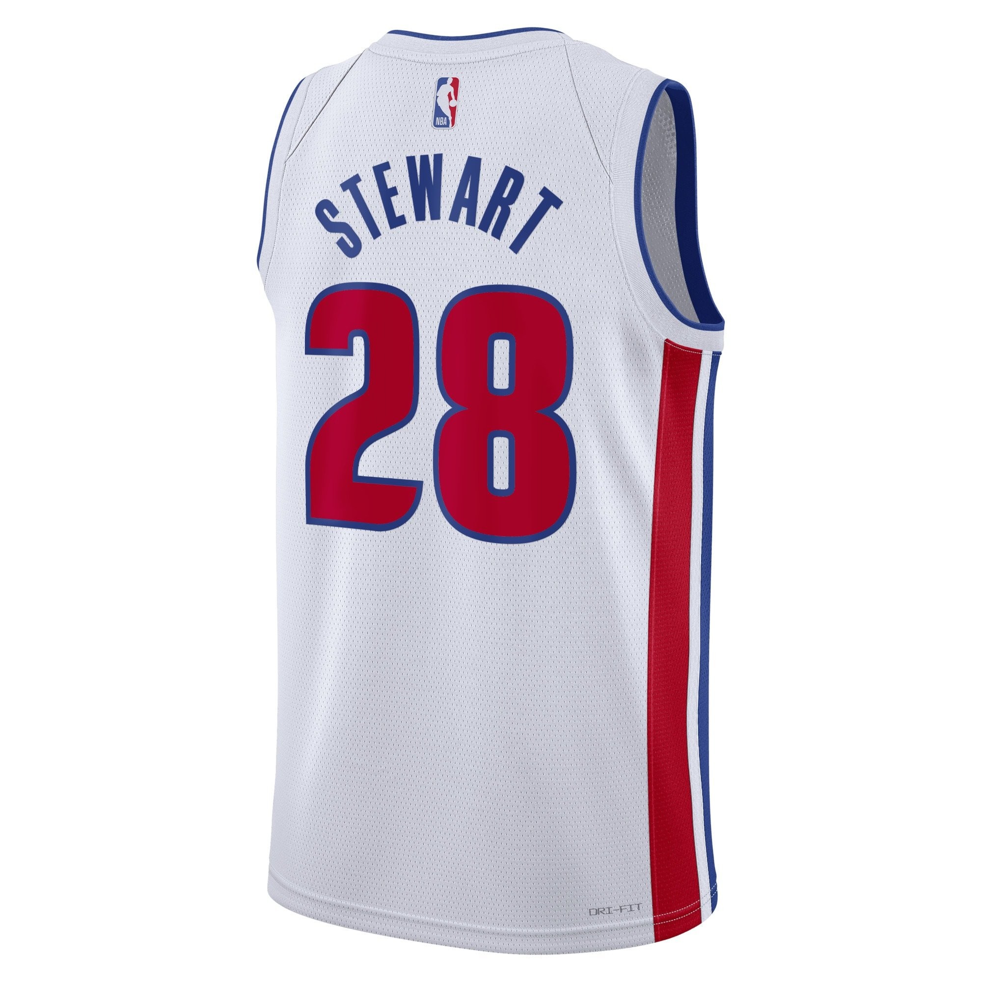 Detroit Pistons Association Edition Swingman Jersey White Isaiah Stewart Unisex - Image 2