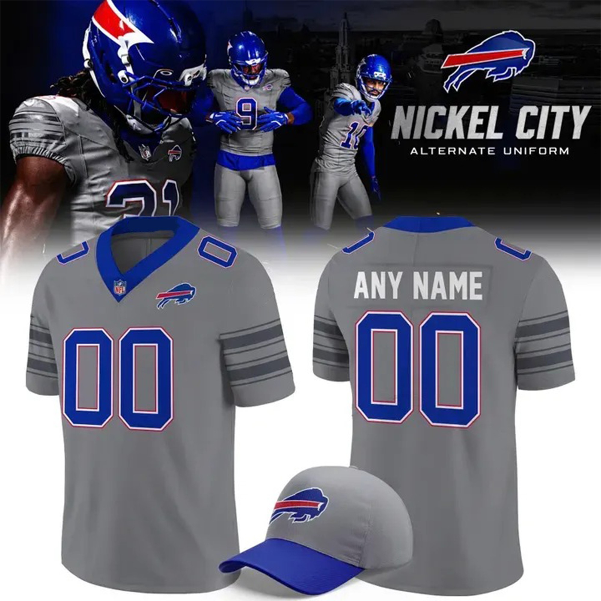 Musemora - Unisex Buffalo Bills Jersey