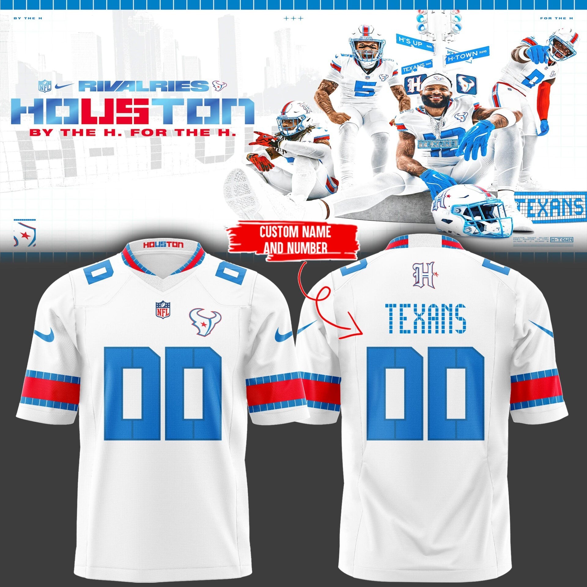 Musemora - Unisex Houston Texans Jersey - Football