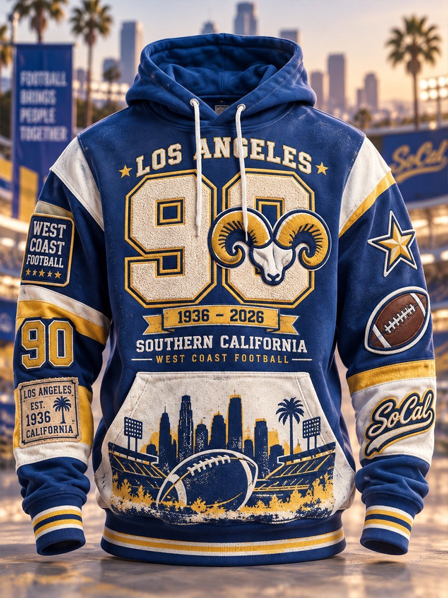 Musemora - Unisex Los Angeles Rams Hoodie - Game Day Football