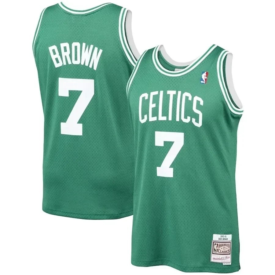 Dee Brown Boston Celtics Mitchell & Ness 1990-91 Hardwood Classics Swingman Jersey Kelly Green
