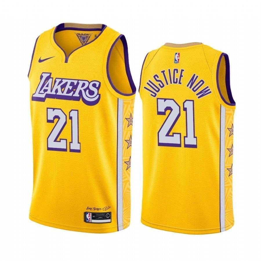 J.R. Smith Justice Now Lakers City Edition Unisex Jersey - Multicolor