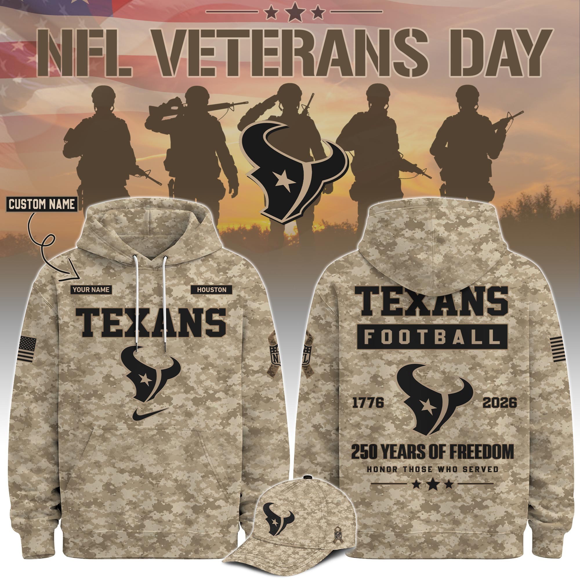 Musemora - Unisex Houston Texans Hoodie