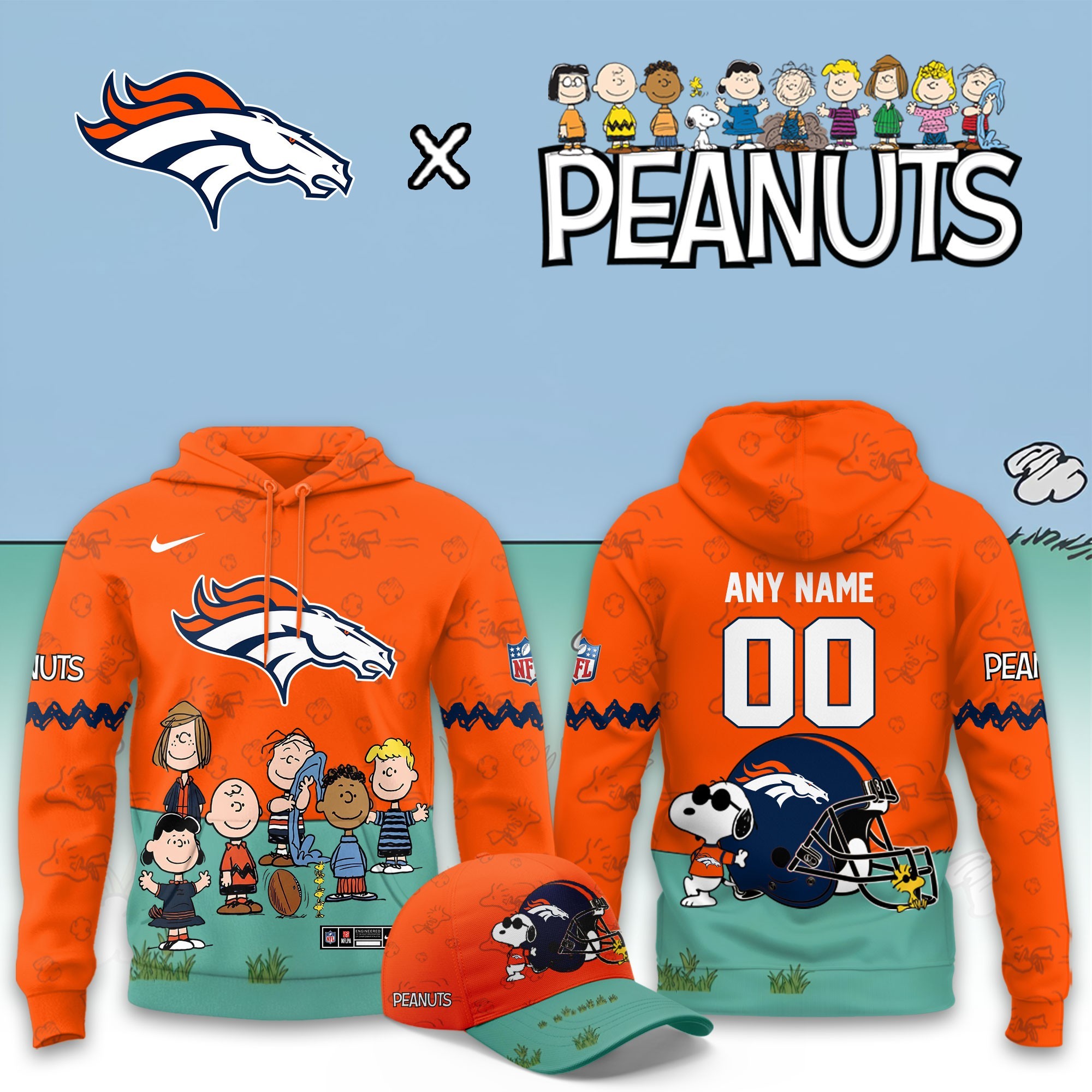 Musemora - Unisex Denver Broncos Hoodie