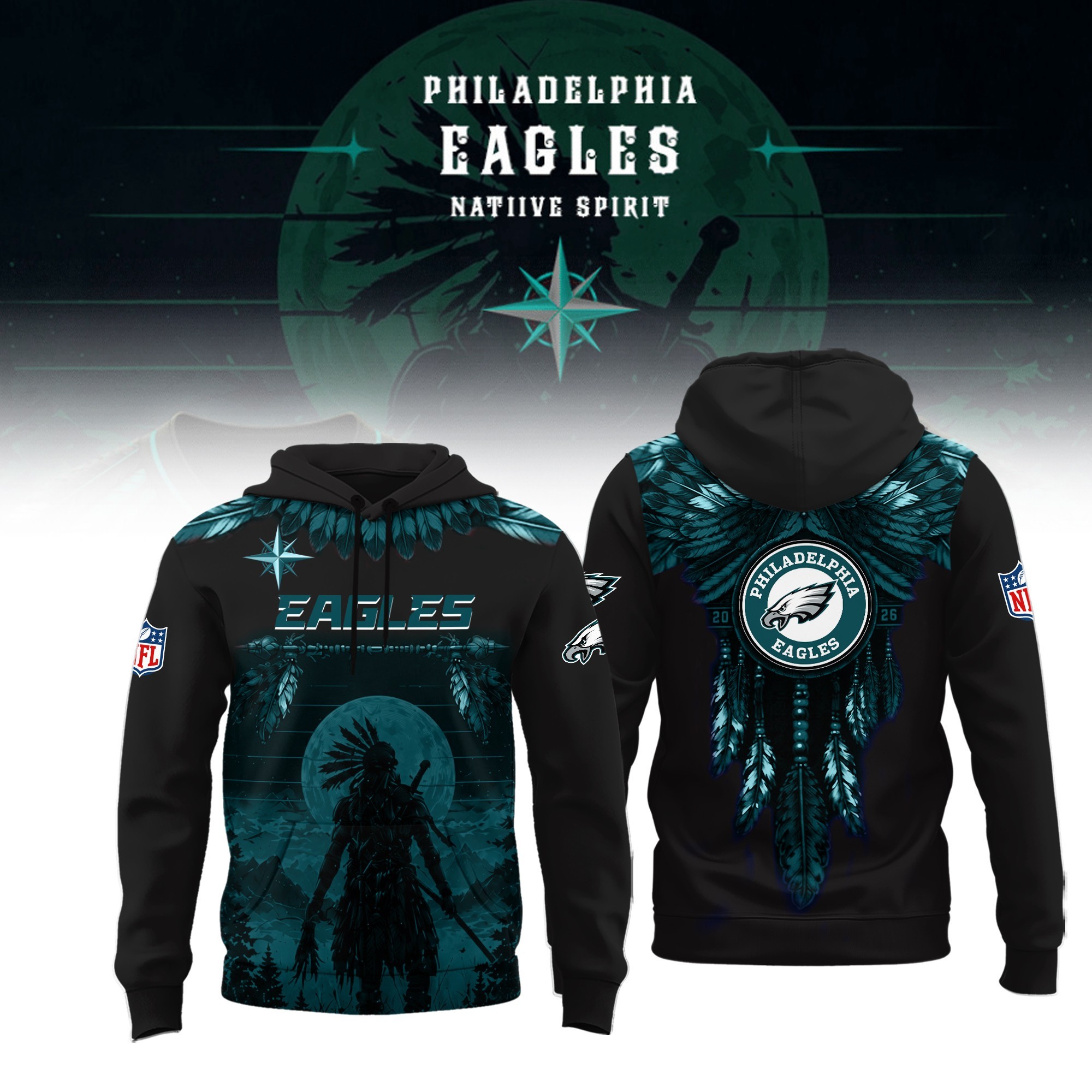 Musemora - Unisex Philadelphia Eagles Hoodie
