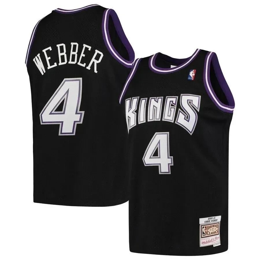 Chris Webber Sacramento Kings Mitchell & Ness Hardwood Classics 2000-01 Swingman Jersey Black