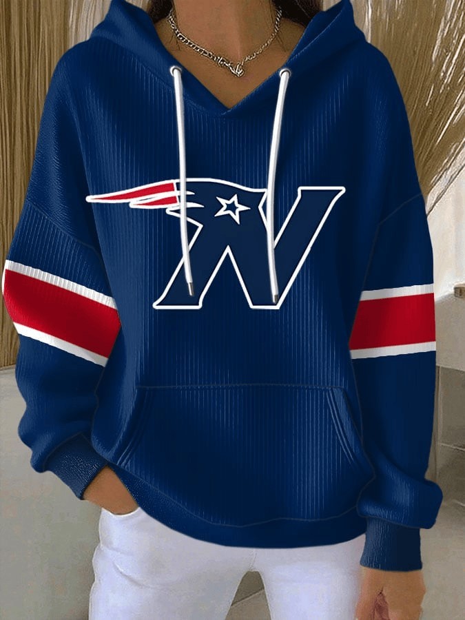 Musemora - Women's New England Patriots Hoodie - Game Day