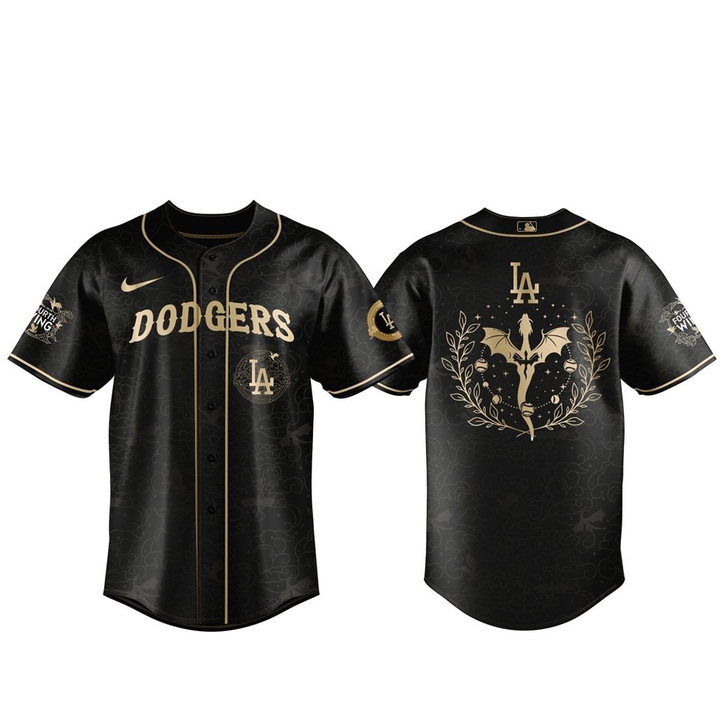 Los Angeles Dodgers Fourth Wing Night 2026 Baseball Jersey