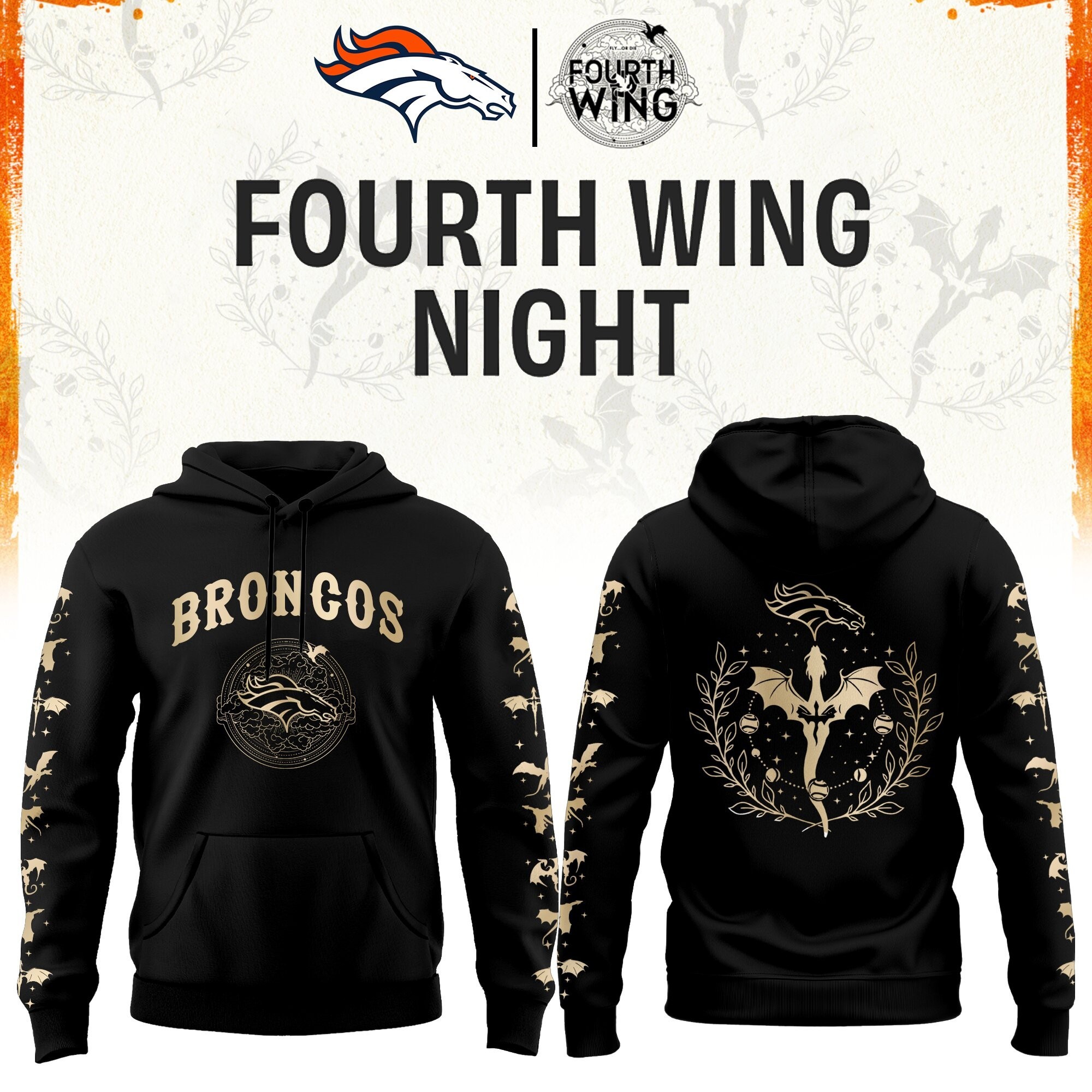 Musemora - Unisex Denver Broncos Hoodie