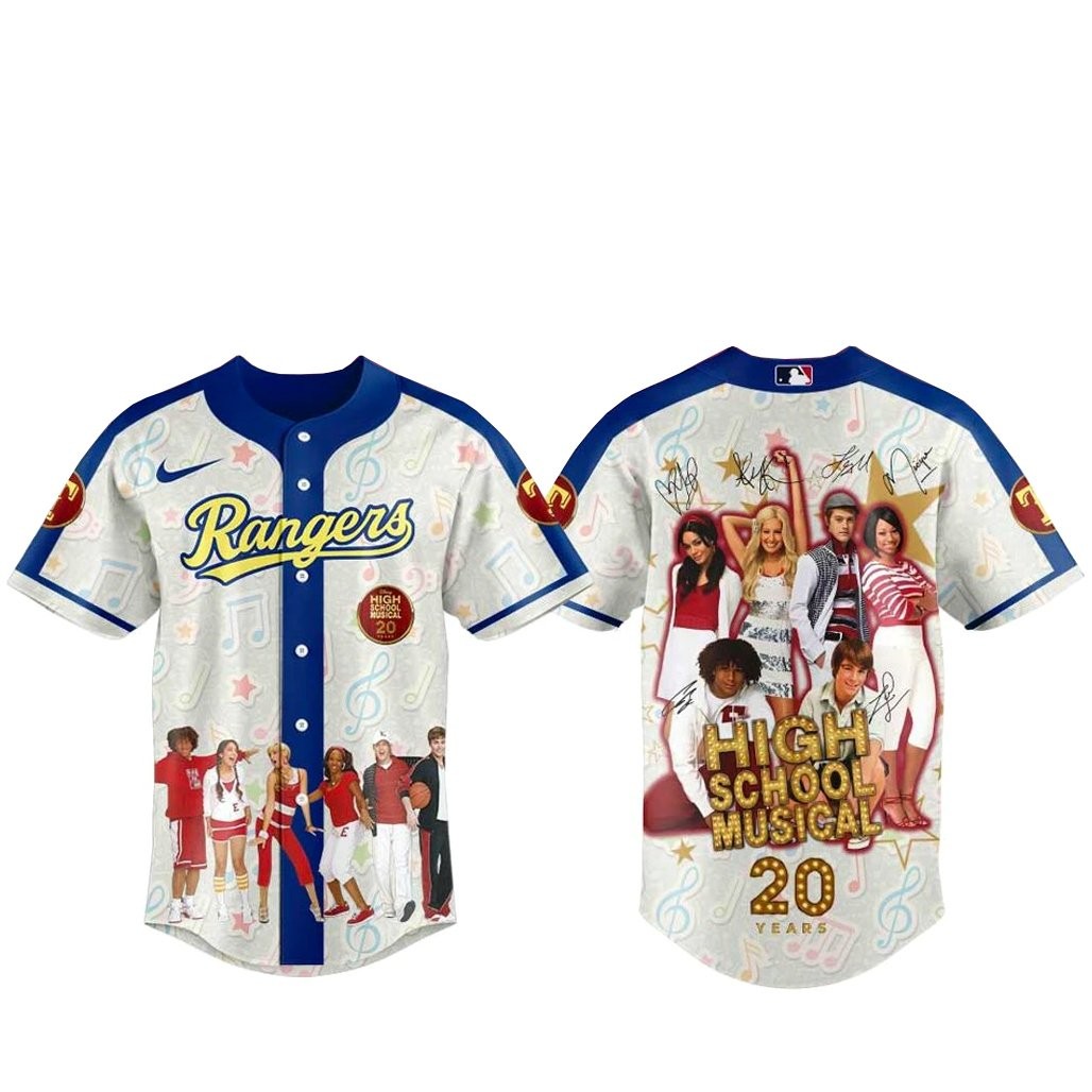 Texas Rangers x 20th Anniversary High School Musical Baseball Jersey