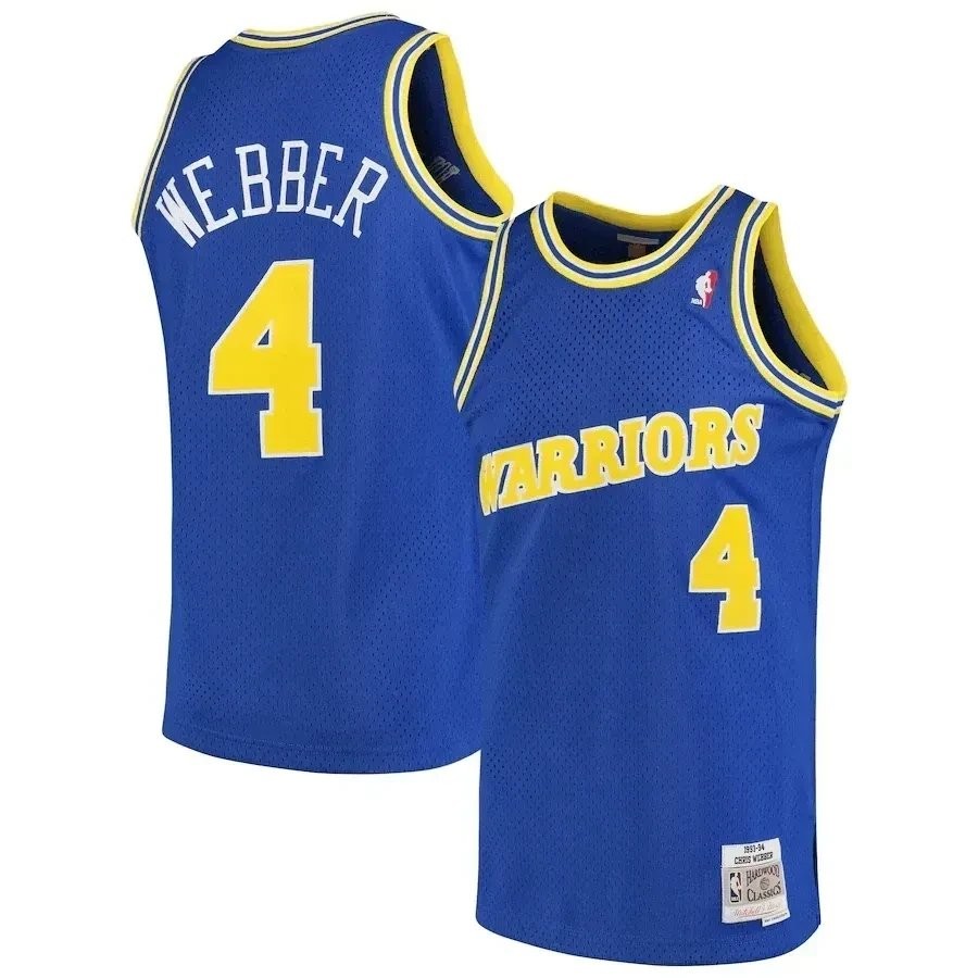 Chris Webber Golden State Warriors Mitchell & Ness 1993-94 Hardwood Classics Swingman Jersey Royal