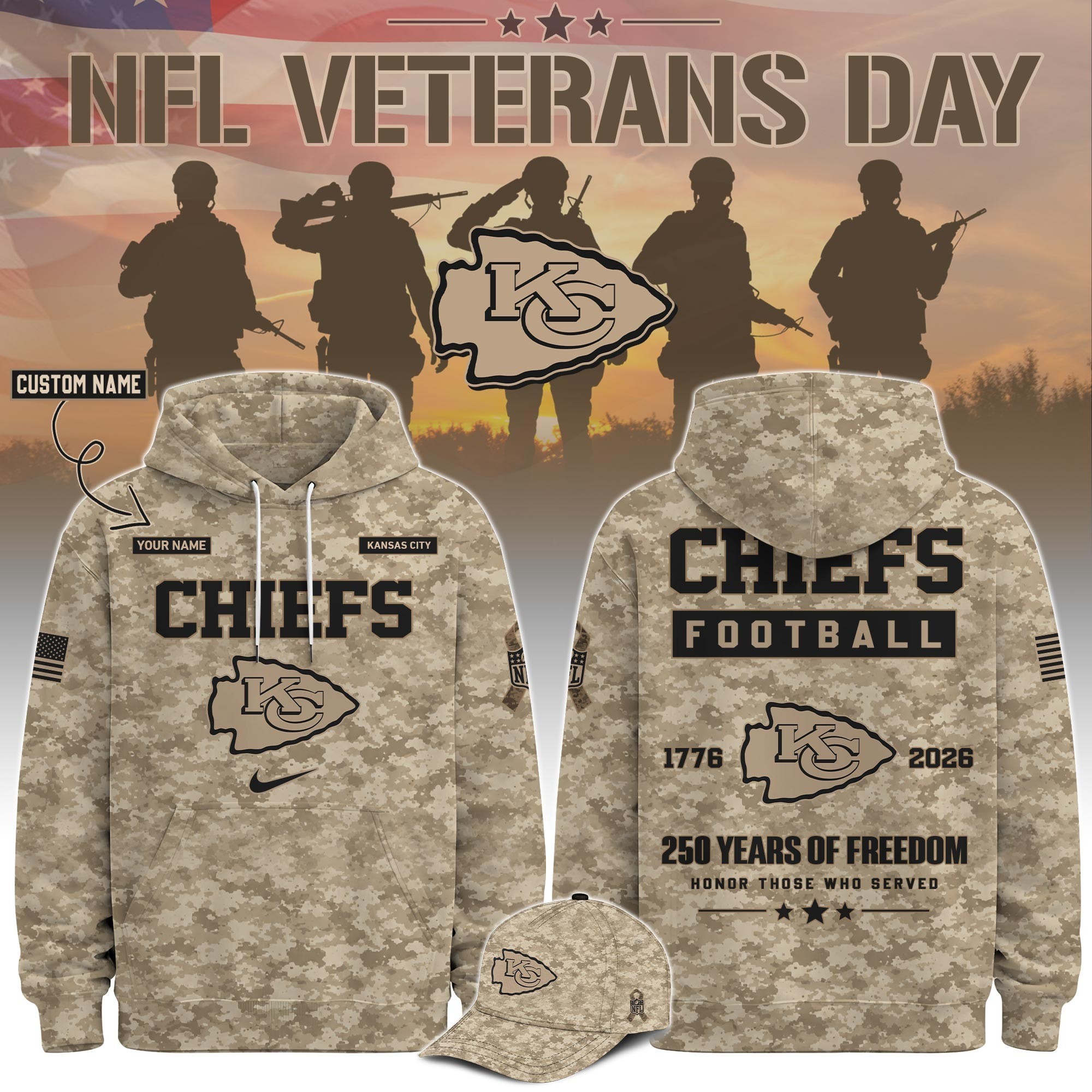 Musemora - Unisex Kansas City Chiefs Hoodie - Football