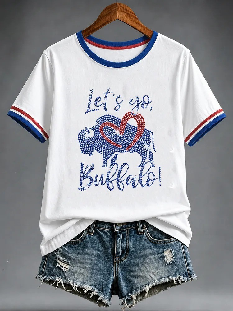 Musemora - Women's Buffalo Bills T-Shirt - Game Day