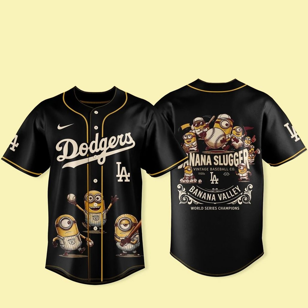 Los Angeles Dodgers x Minions and Monsters 2026 Vintage 1920s Baseball Jersey