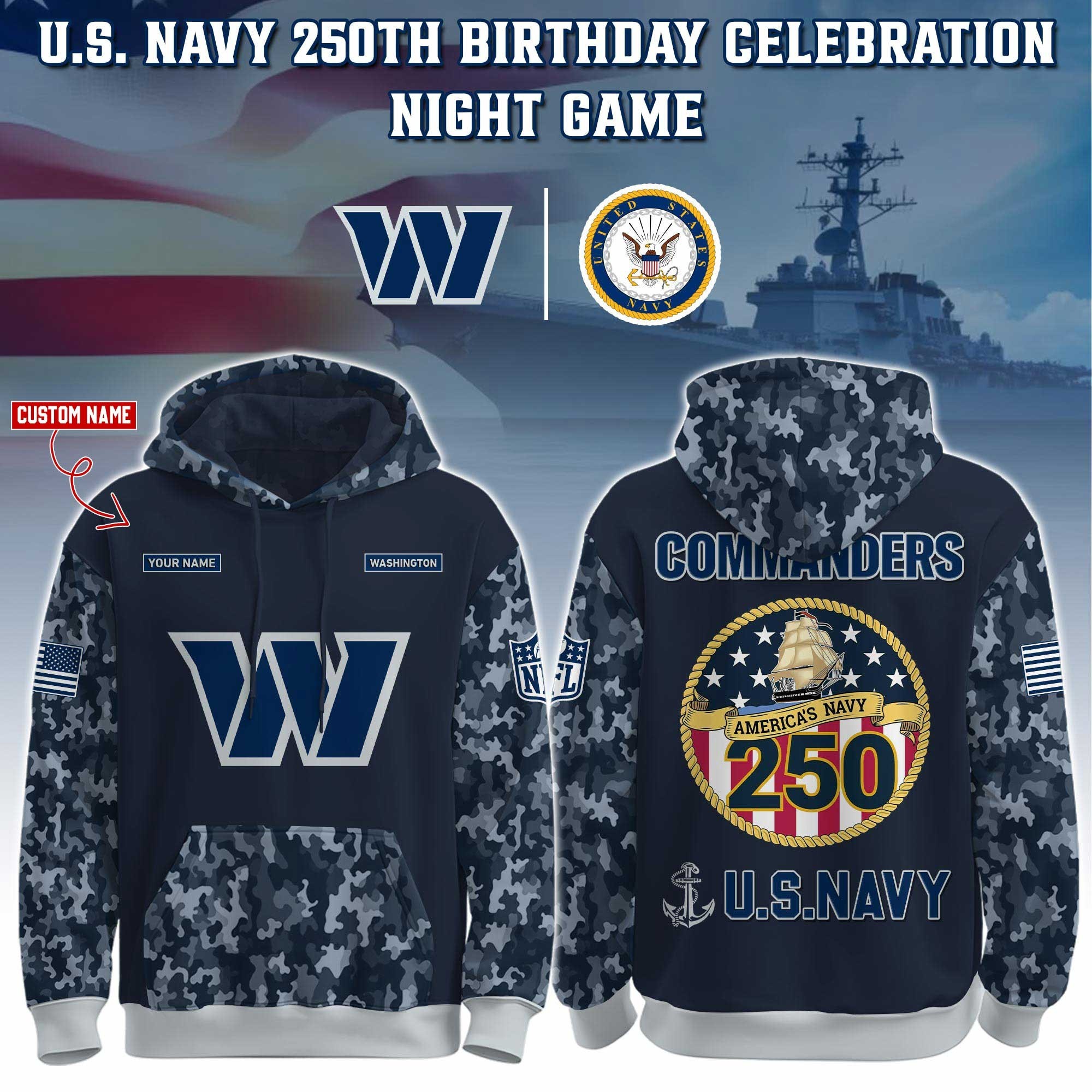 Musemora - Unisex Washington Commanders Hoodie