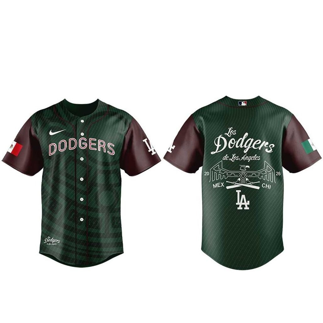 Los Angeles Dodgers Mexican Heritage Honor Night 2026 Baseball Jersey