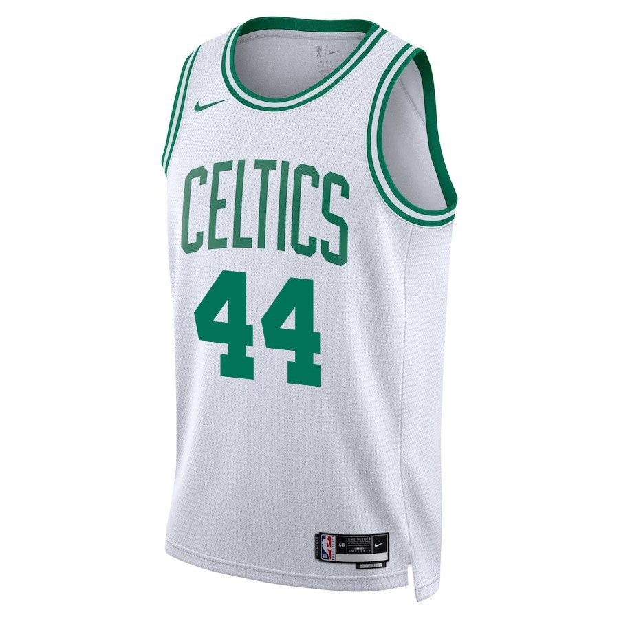 Jaden Springer 44 Boston Celtics 2024 Finals Patch Swingman Jersey Association Edition White