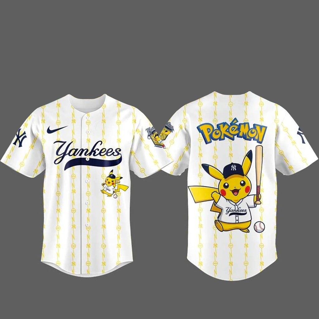 New York Yankees x Pokemon 2026 Baseball Jersey