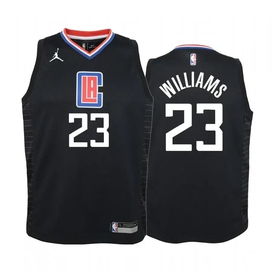 Youth Lou Williams LA Clippers Black Statement Jersey Jumpman S-3XL