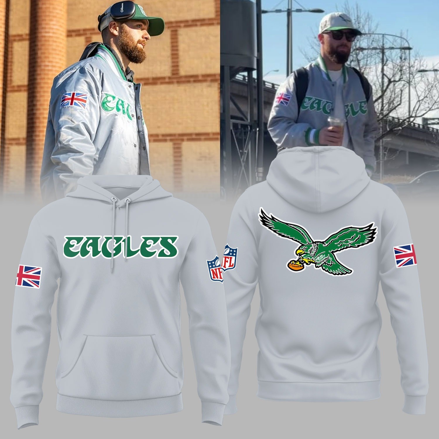 Musemora - Unisex Philadelphia Eagles Hoodie - Game Day