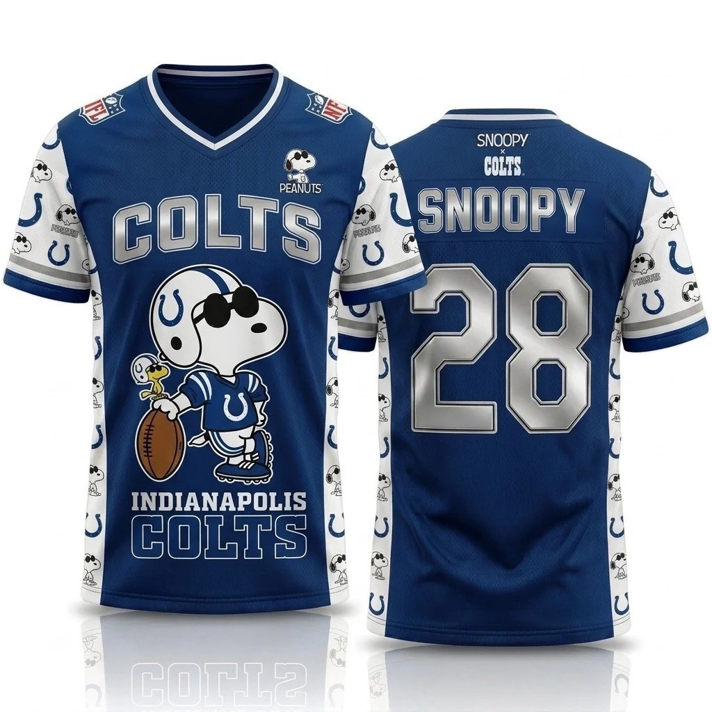 Musemora - Unisex Indianapolis Colts Jersey - Game Day Football