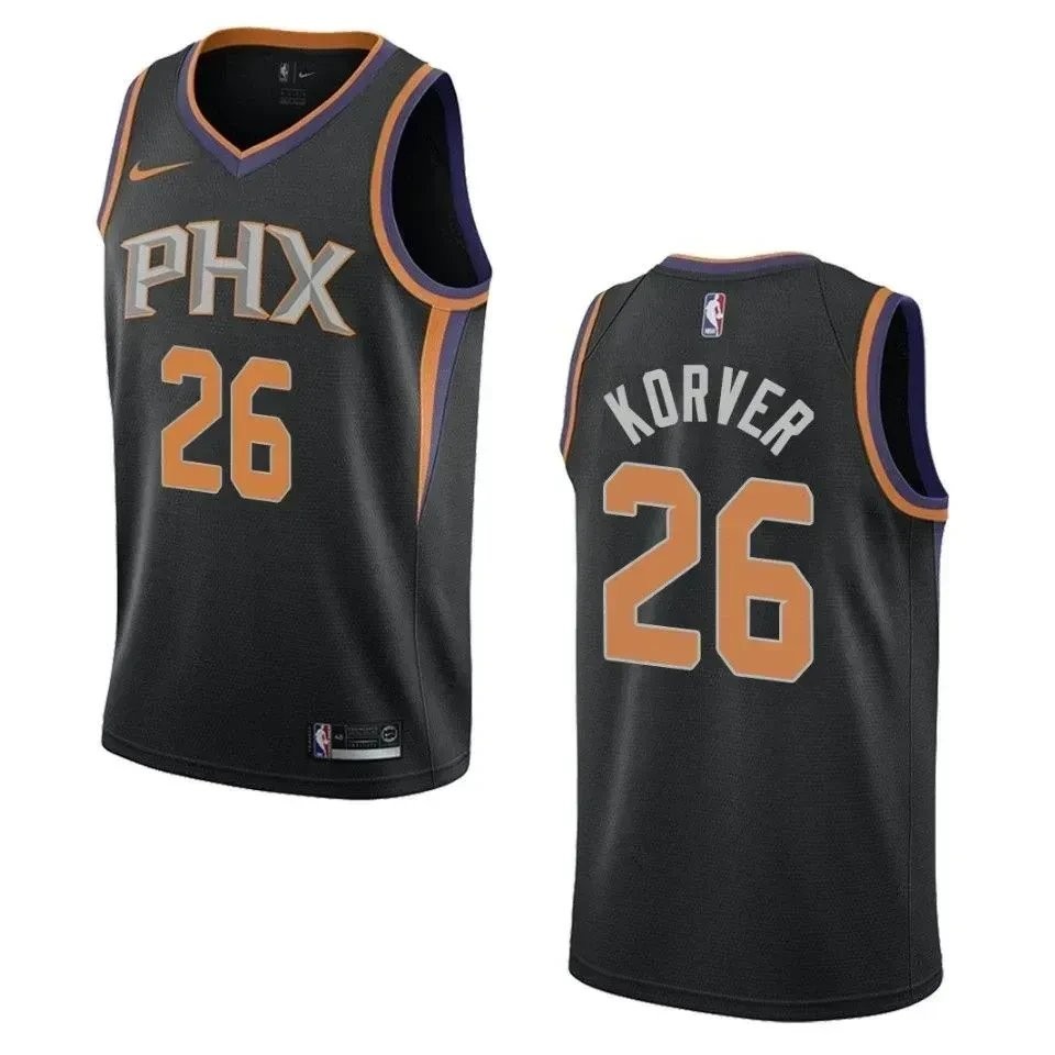 Men's Phoenix Suns Kyle Korver #26 Statement Swingman Jersey Black