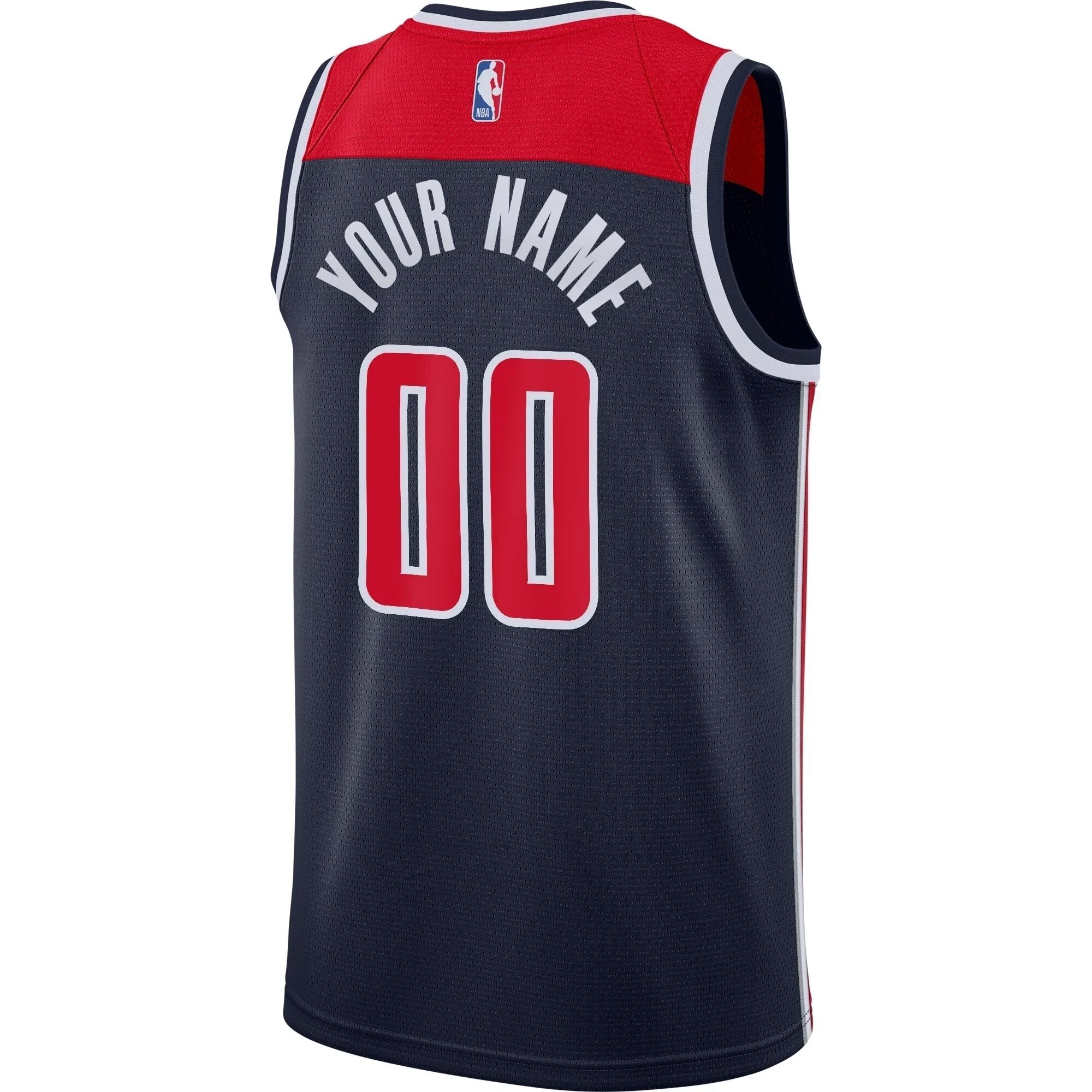Washington Wizards Swingman Custom Jersey - Statement Edition - Navy - Image 3