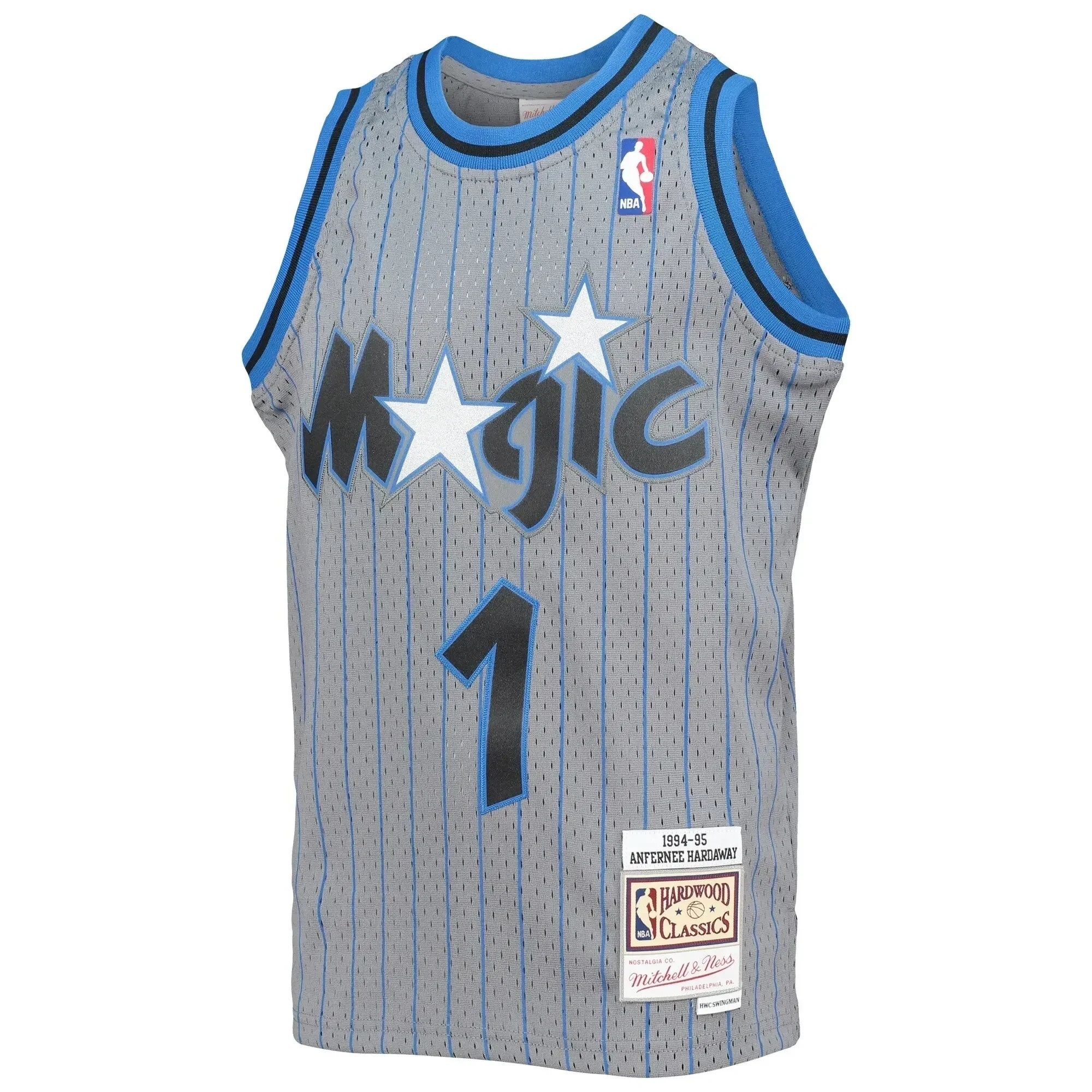 Penny Hardaway Orlando Magic Mitchell & Ness Youth 1994-95 Hardwood Classics Reload Gray Jersey