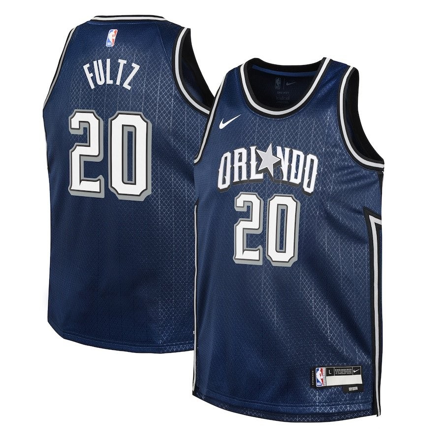 Markelle Fultz 20 Orlando Magic 2023/24 City Edition Swingman Youth Jersey Navy