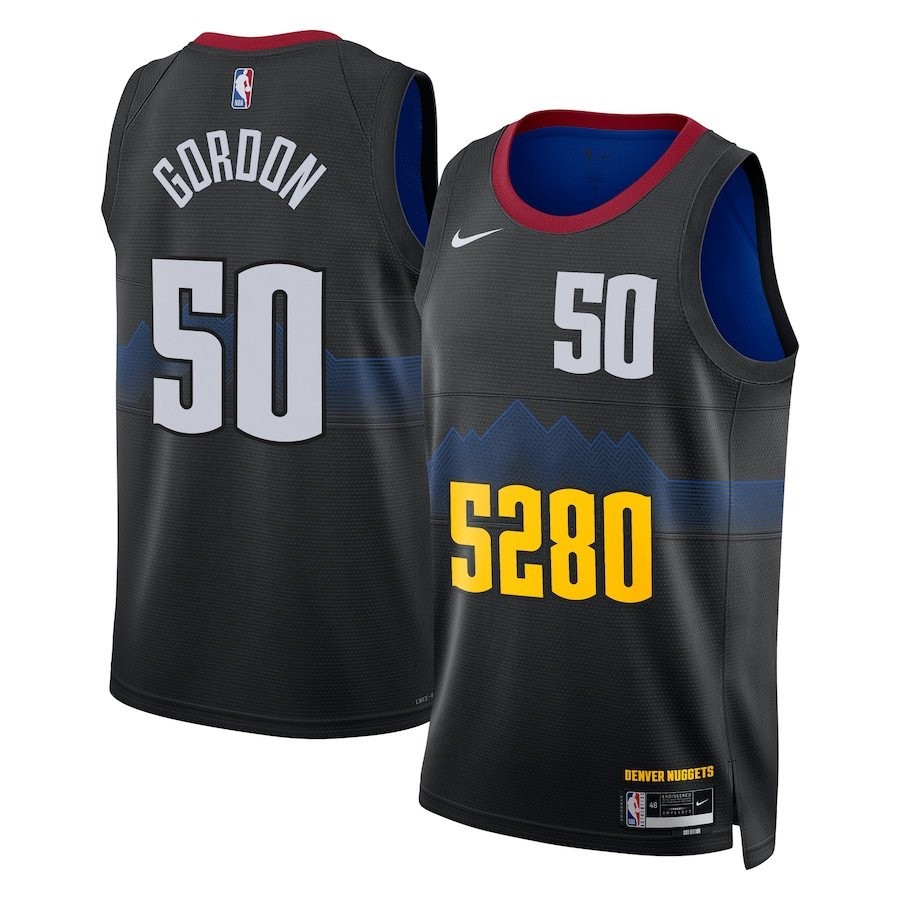 Aaron Gordon 50 Denver Nuggets 2023/24 City Edition Swingman Jersey Black