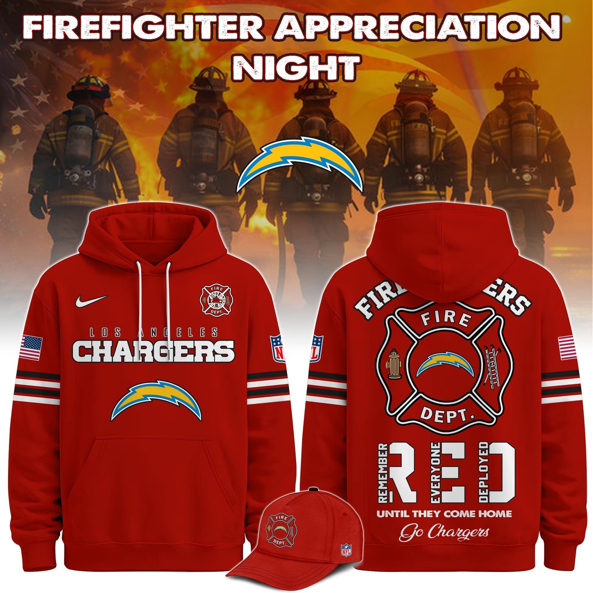 Musemora - Unisex Los Angeles Chargers Hoodie