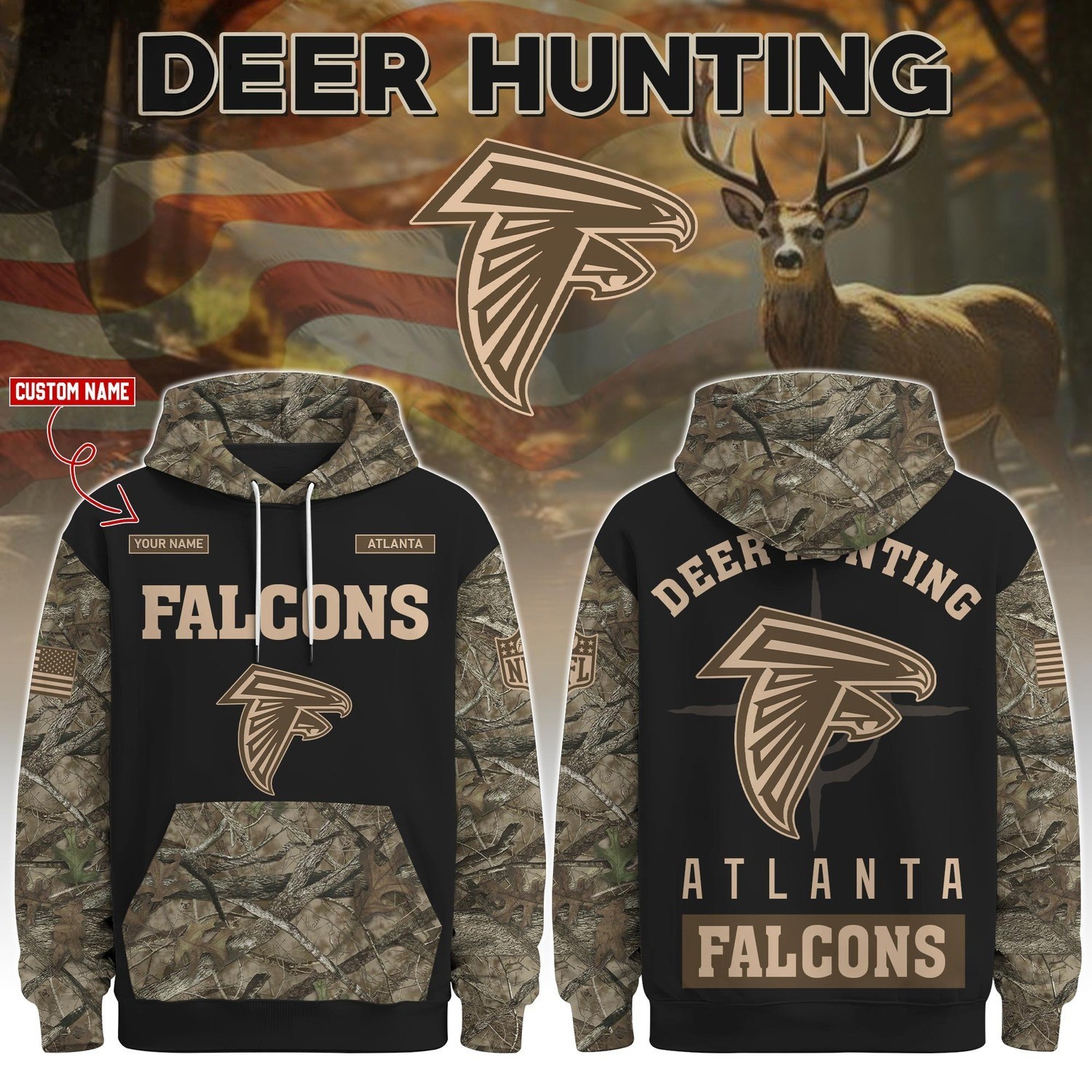 Musemora - Unisex Atlanta Falcons Sweatshirt - Game Day