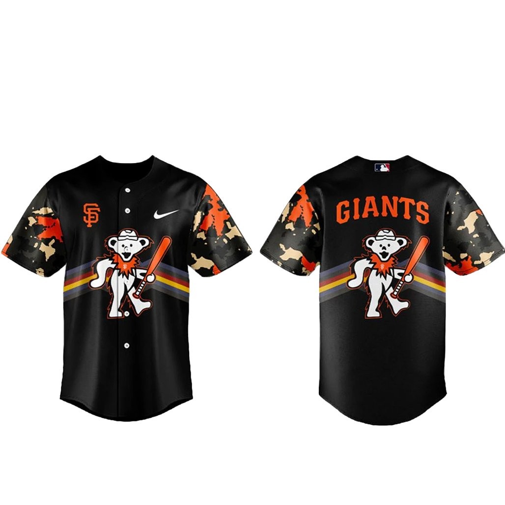 San Francisco Giants x Grateful Dead Night 2026 Baseball Jersey