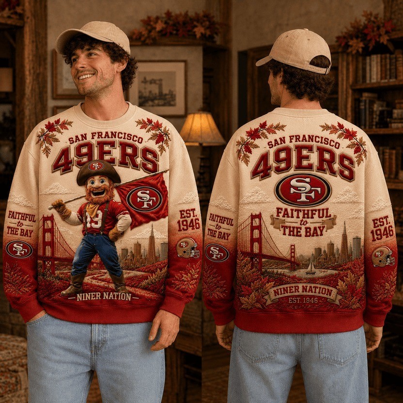 Musemora - Unisex San Francisco 49ers Sweatshirt - Game Day