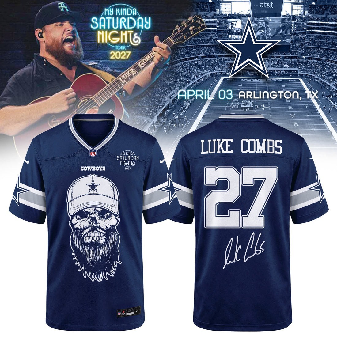 Musemora - Unisex Dallas Cowboys Jersey