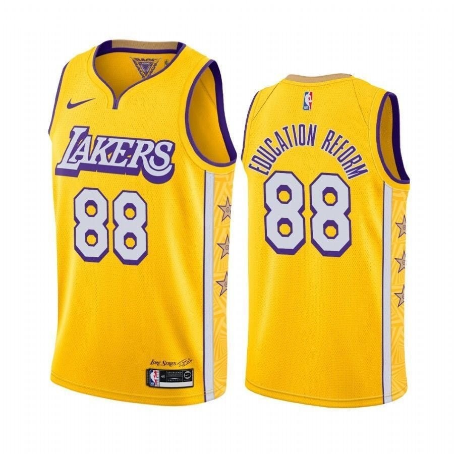 Men's Markieff Morris Lakers City Edition Basketball Jersey Multicolor S-3XL