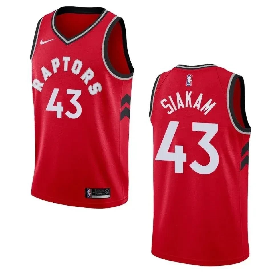 Men's Toronto Raptors Pascal Siakam 43 Icon Swingman Jersey Red