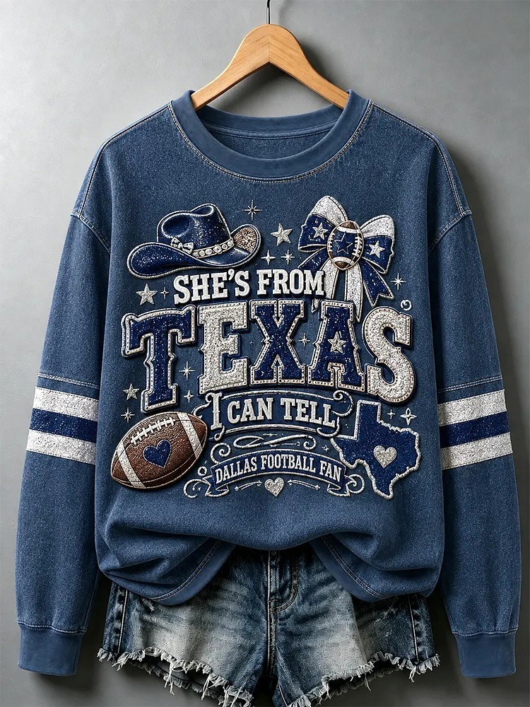 Musemora - Unisex Dallas Cowboys Long Sleeve Shirt - Football
