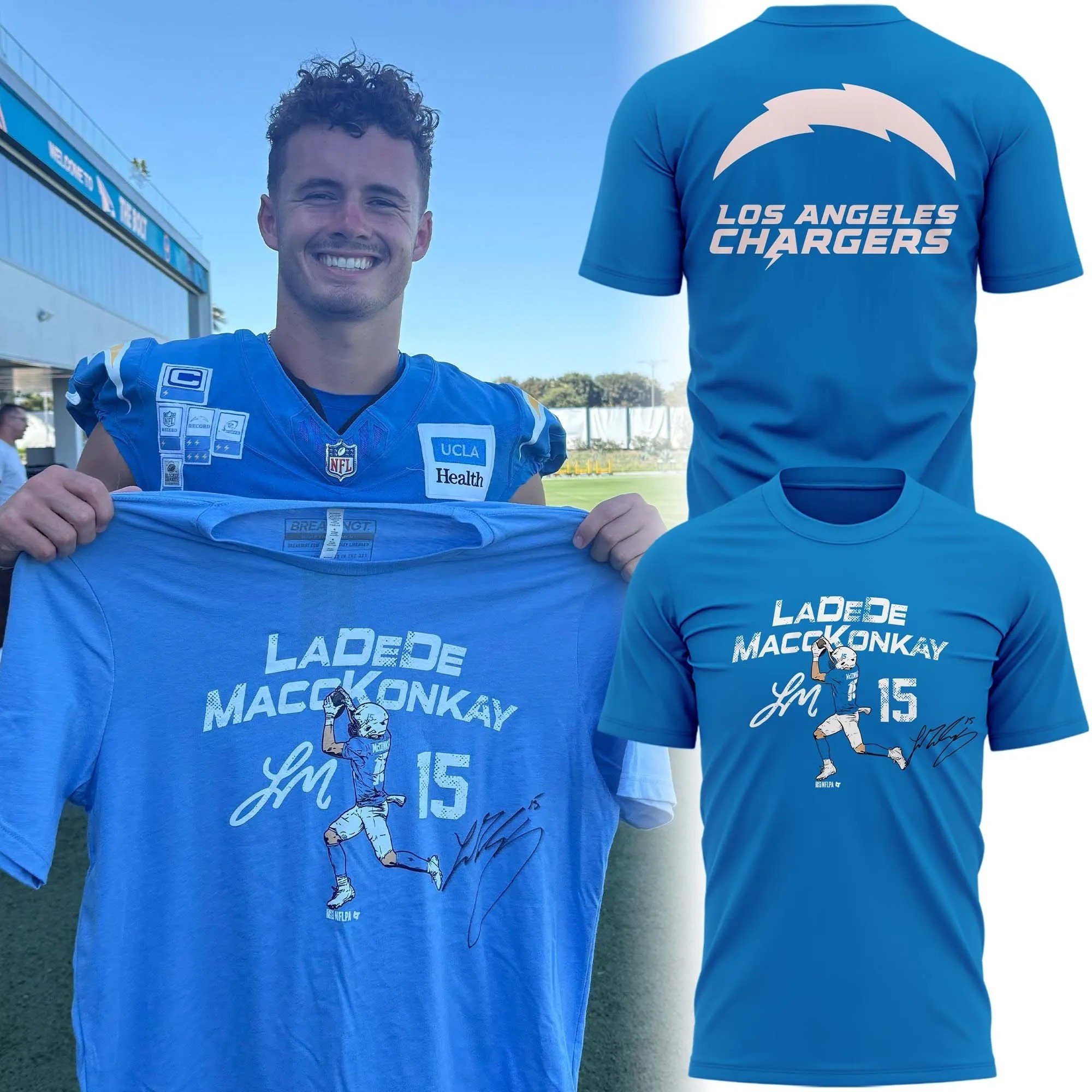 Musemora - Unisex Los Angeles Chargers T-Shirt - Football